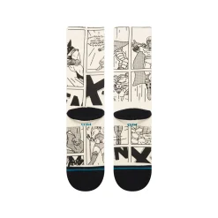 Stance Marvel X Crew Socks Marvel Good Vs Bad Blackwhite
