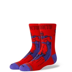 Stance Marvel X Kids Cotton Crew Socks Marvel Magneto Red Sale