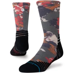 Stance Medium Performance Crew Socks In The Beds Military Green Discount