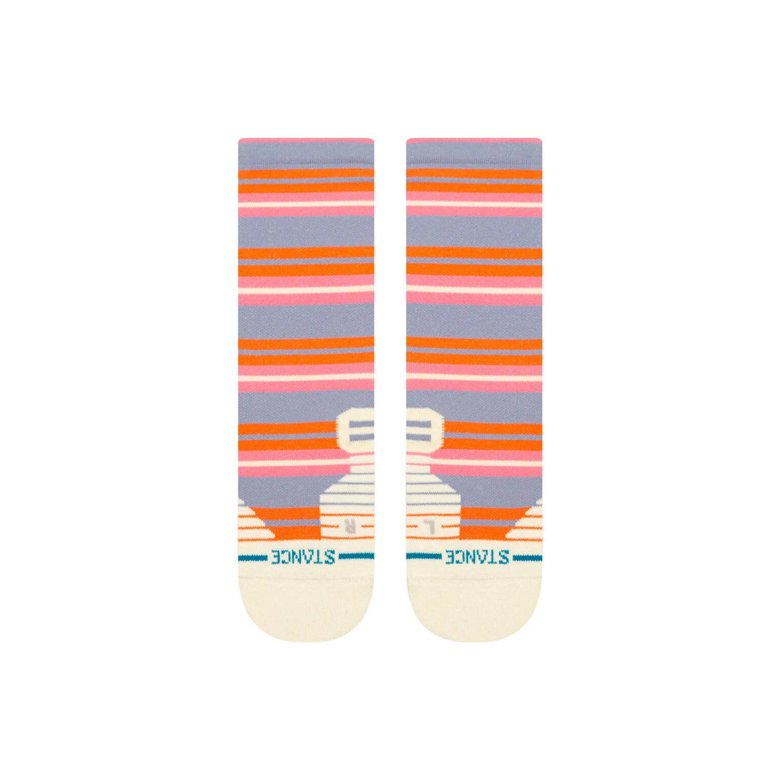 Stance Medium Performance Crew Socks Lennon Blue Outlet