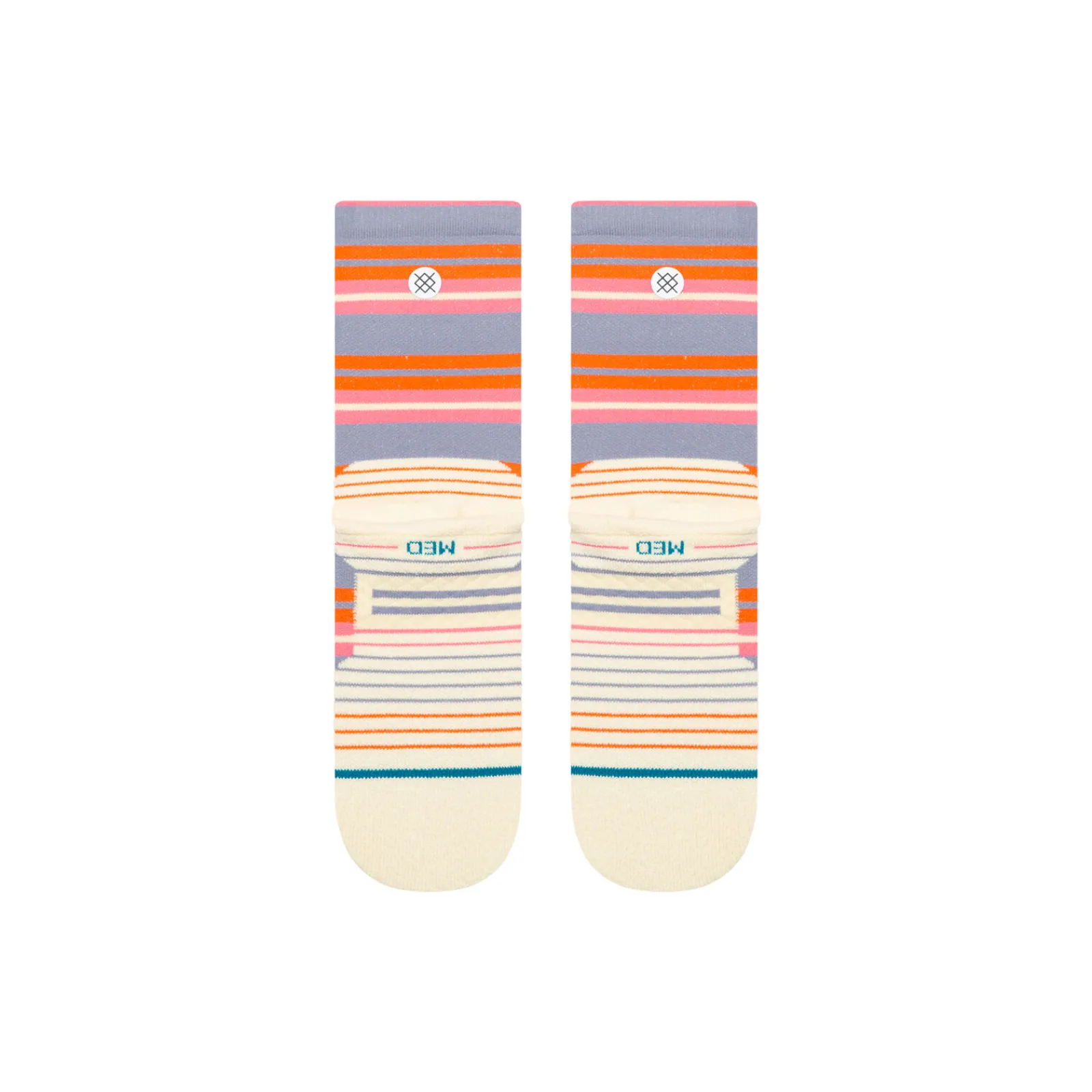 Stance Medium Performance Crew Socks Lennon Blue Outlet