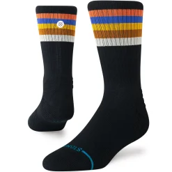 Stance Medium Performance Crew Socks Maliboo Ribbed Coral New