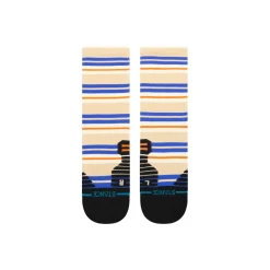 Stance Medium Performance Crew Socks Lennon Oatmeal New