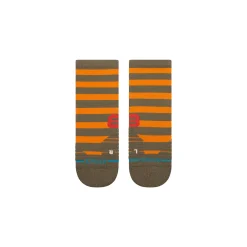 Stance Medium Performance Quarter Socks Lumberjack Military Green Discount