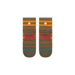 Stance Medium Performance Quarter Socks Lumberjack Military Green Discount