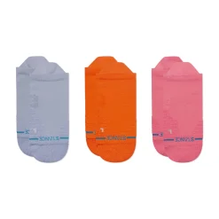 Stance Medium Performance Tab Socks 3 Pack Solid Blue Clearance