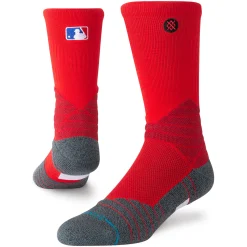 Stance MLB Diamond Pro Crew Socks RED Best