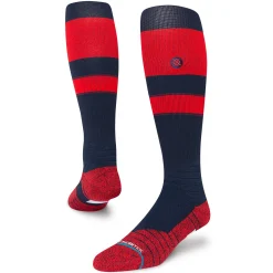 Stance MLB Diamond Pro Stripes OTC Socks NAVYRED