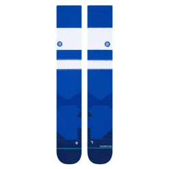 Stance MLB Diamond Pro Stripes OTC Socks WHITEBLUE New