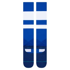 Stance MLB Diamond Pro Stripes OTC Socks WHITEBLUE New