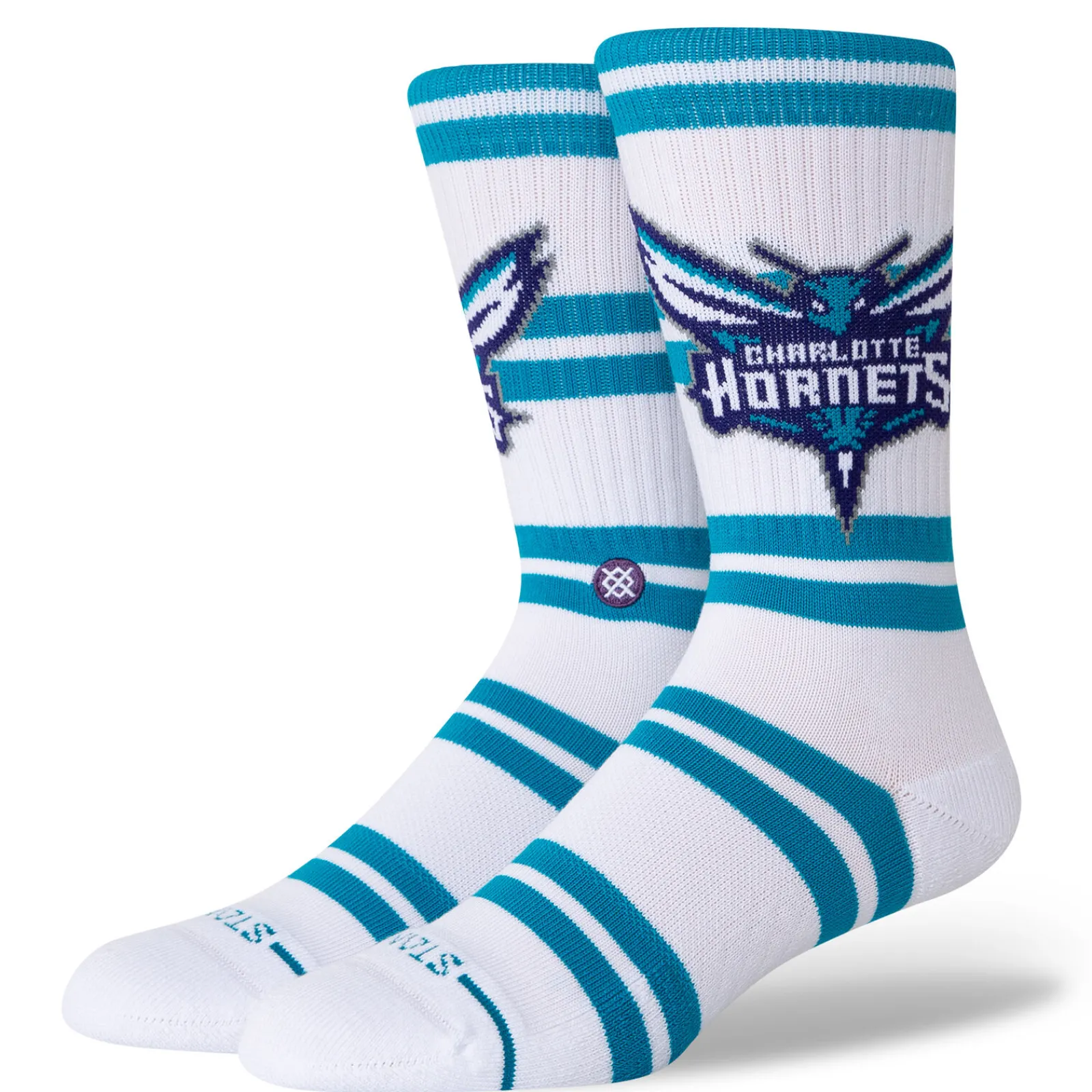 Stance NBA 2024 Prep Crew Socks Charlotte Hornets Hot