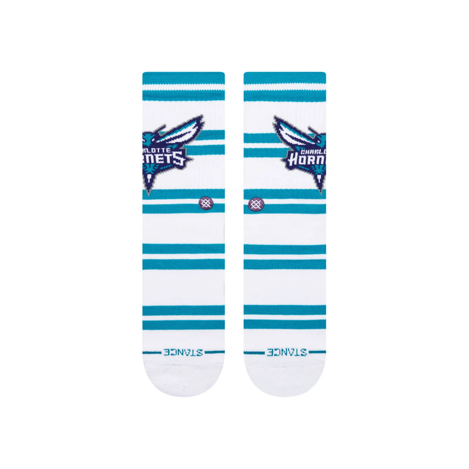 Stance NBA 2024 Prep Crew Socks Charlotte Hornets Hot