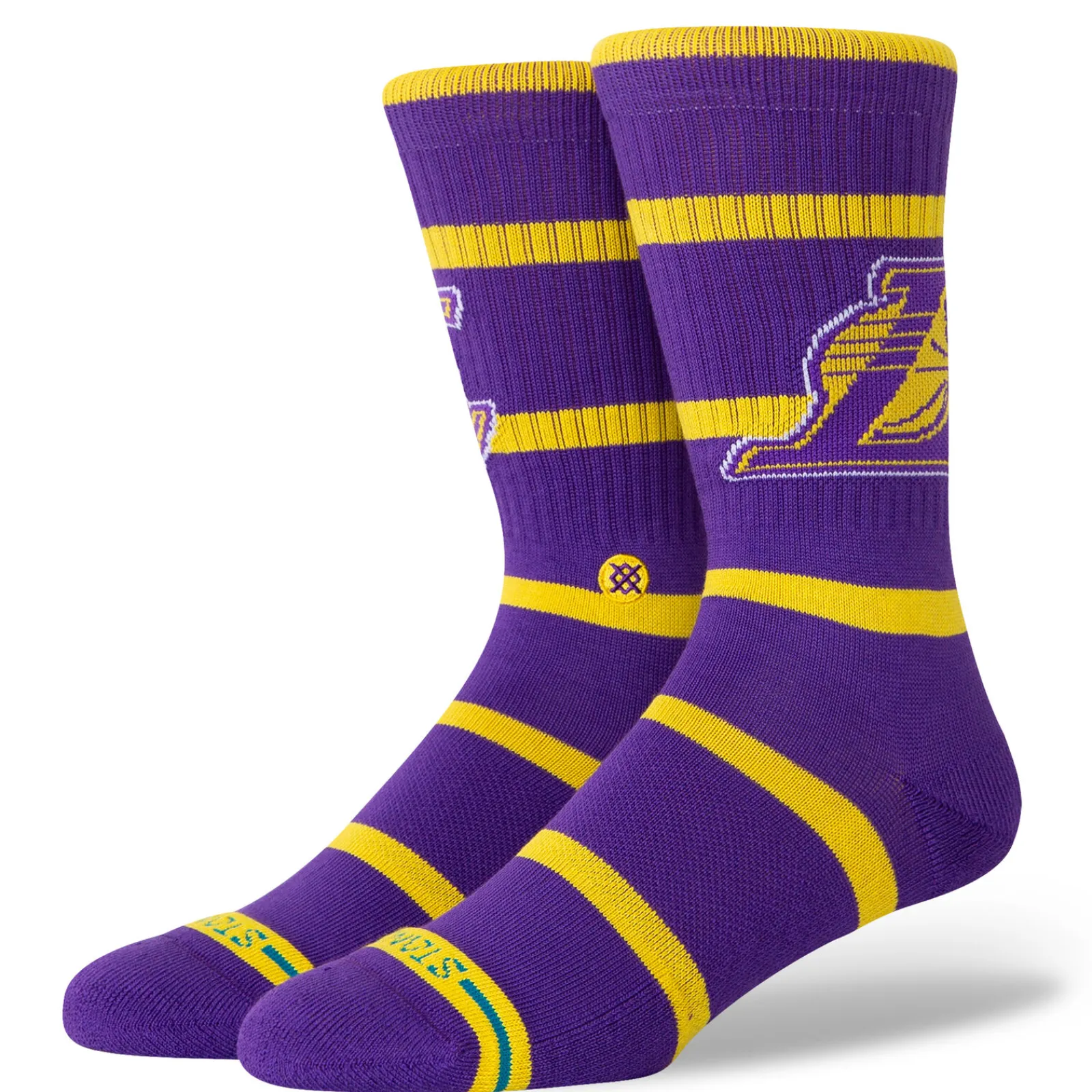 Stance NBA 2024 Prep Crew Socks Los Angeles Lakers Sale