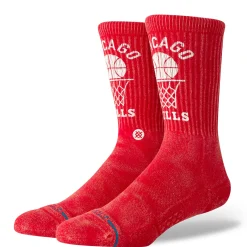 Stance NBA 2024 Vintage Crew Socks Chicago Bulls Best