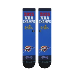 Stance x NBA 2025 Champions Poly Crew Socks Oklahoma City Thunder