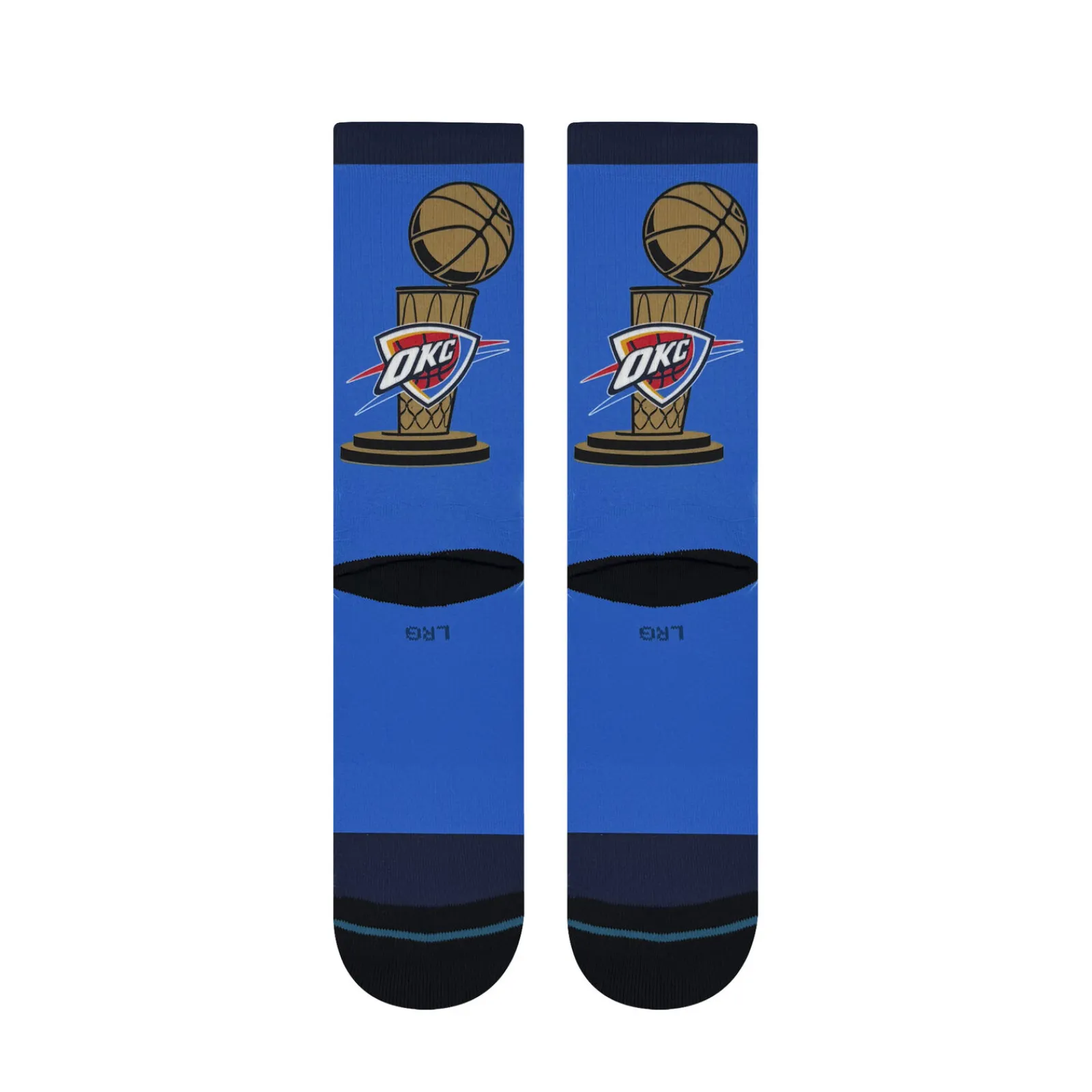 Stance x NBA 2025 Champions Poly Crew Socks Oklahoma City Thunder