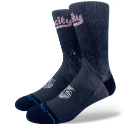 Stance X NBA 2025 City Edition Poly Crew Socks Portland Trailblazers Discount