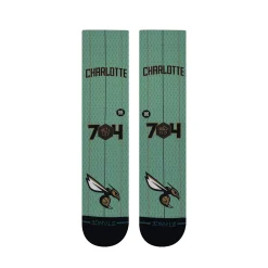 Stance X NBA 2025 City Edition Poly Crew Socks Charlotte Hornets Sale