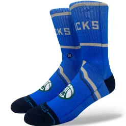 Stance X NBA 2025 City Edition Poly Crew Socks Milwaukee Bucks Clearance