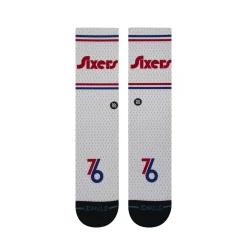 Stance X NBA 2025 City Edition Poly Crew Socks Philadelphia 76Ers New