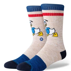 Stance X Vintage Disney 2020 Crew Socks Donald Duck Natural Online