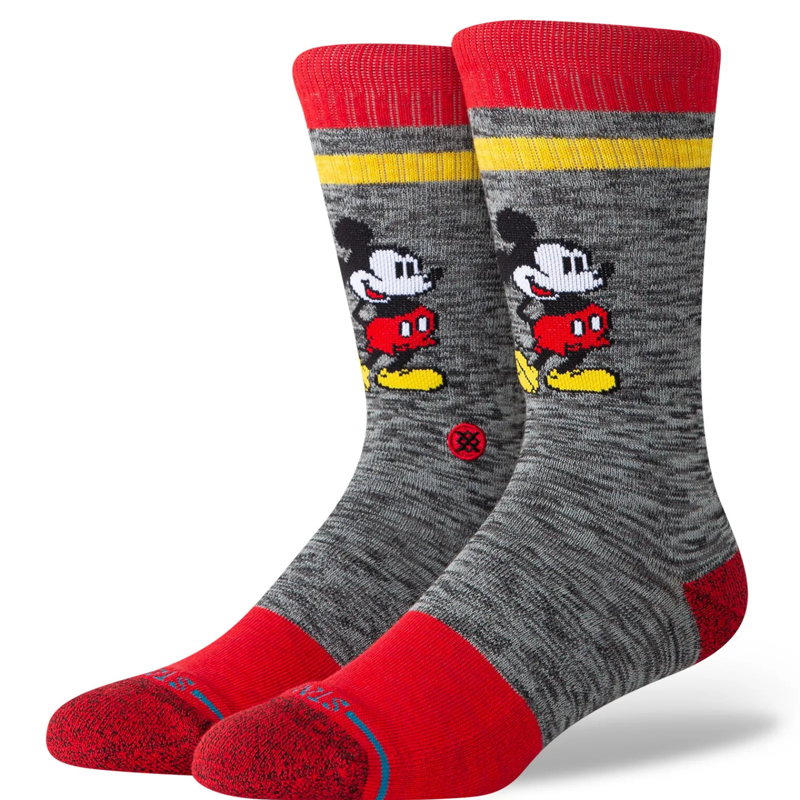 Stance X Vintage Disney 2020 Crew Socks Mickey Mouse Black Hot