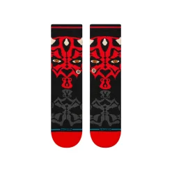 Stance Star Wars| Phantom Menace Kids Crew Socks Maul Black Clearance