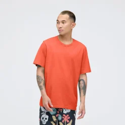 Stance Studio Organic Cotton Tee Coral Sale