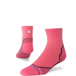 Stance Ultralight Performance Quarter Socks Variegated Pink Best