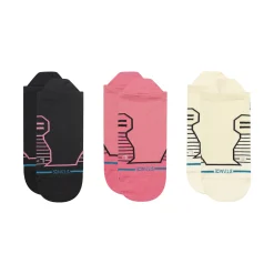 Stance Ultralight Performance Tab Socks 3 Pack Gated Multi